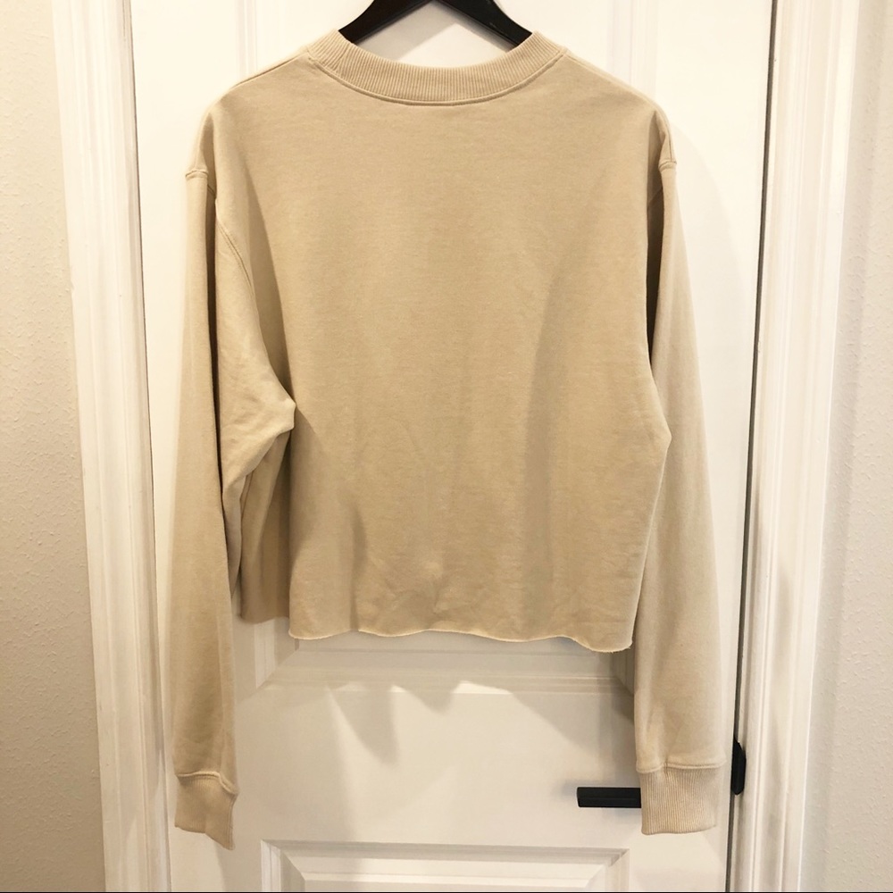 Mighty Fine Plants Are Friends Cropped Sweatshirt - Picture 5 of 5